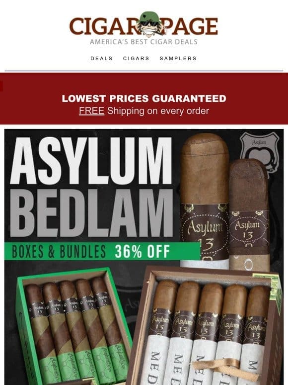 Goin’ bananas! Asylum nearly 40% off