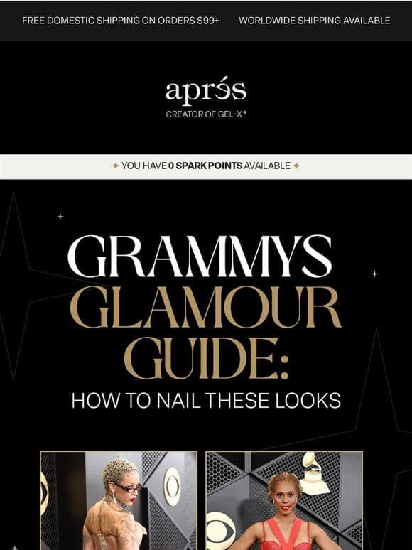 Grammy Glamour Guide  ✨