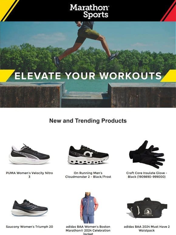 Great deals on the top brands in running