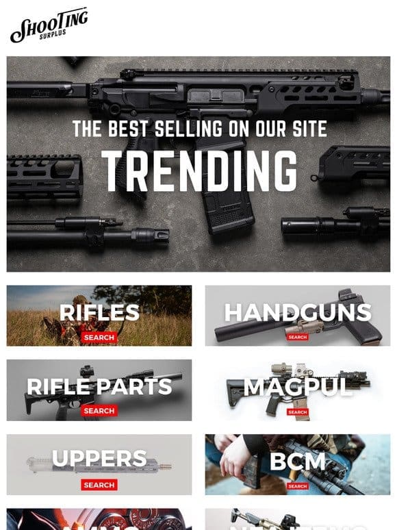 Guns & Ammo. Search this Week’s new Trending Products