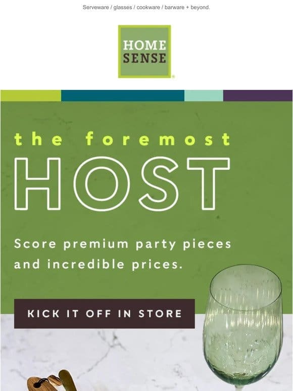 HOST goals: score SAVINGS!