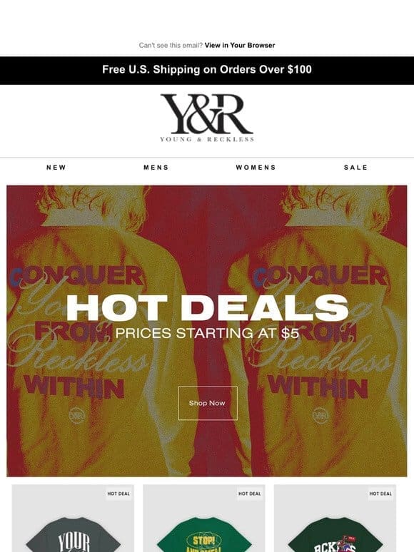 HOT DEALS FOR THE WEEK