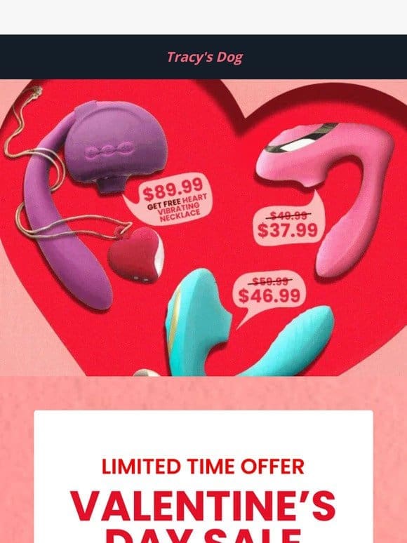 HUGE Savings Across V-Day Sale