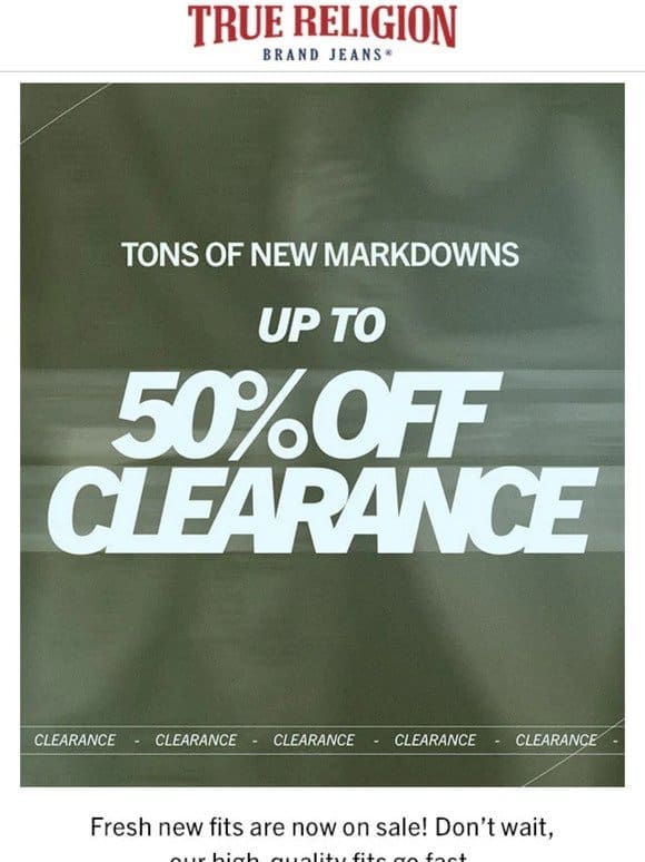 HURRY， Take 50% Off Markdowns  ‍