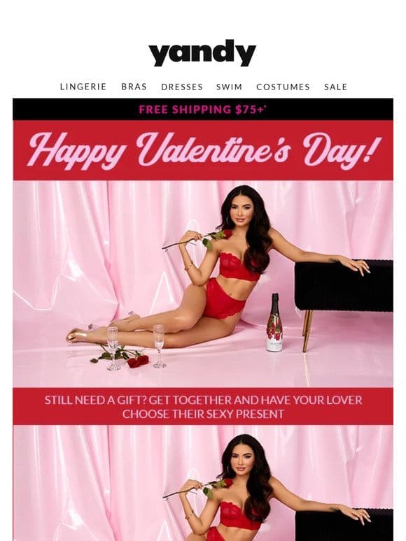 Happy Valentine’s Day! Buy Some Lingerie Together