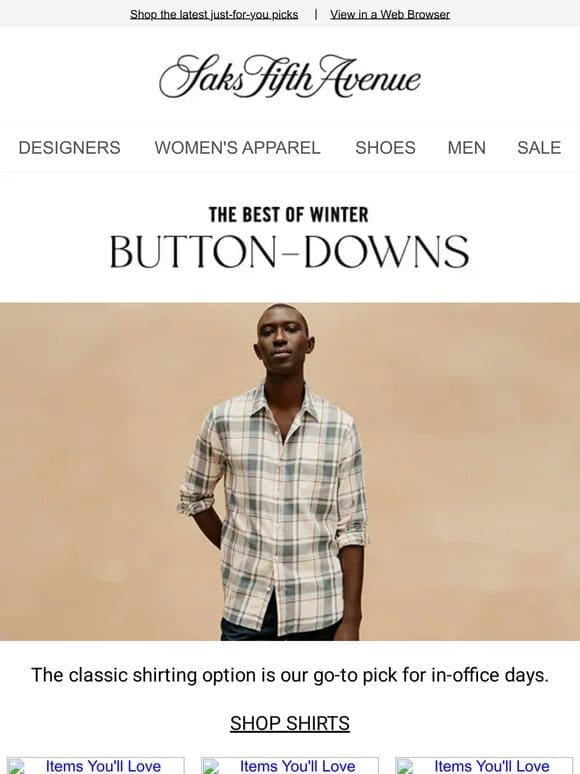 Here’s what’s new in button-downs