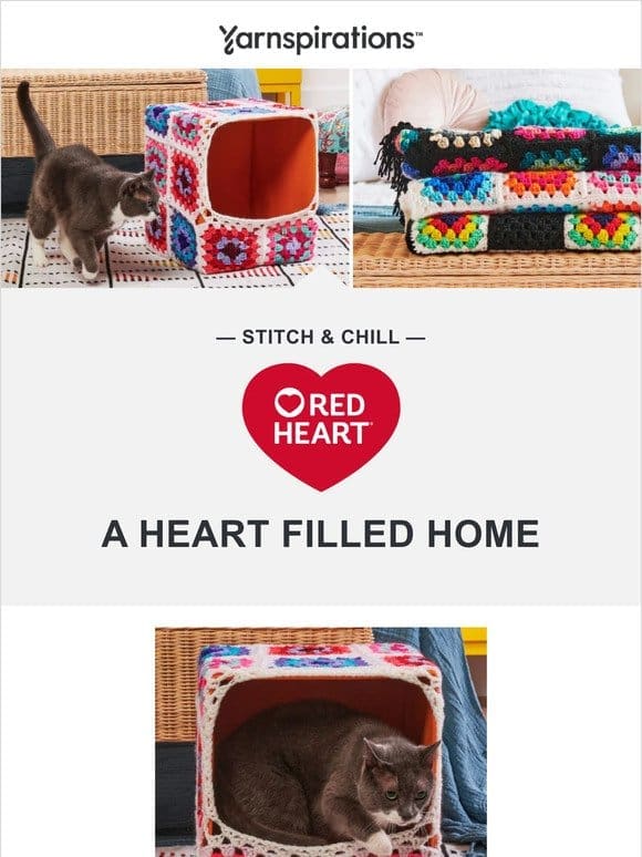 Home décor projects by Red Heart