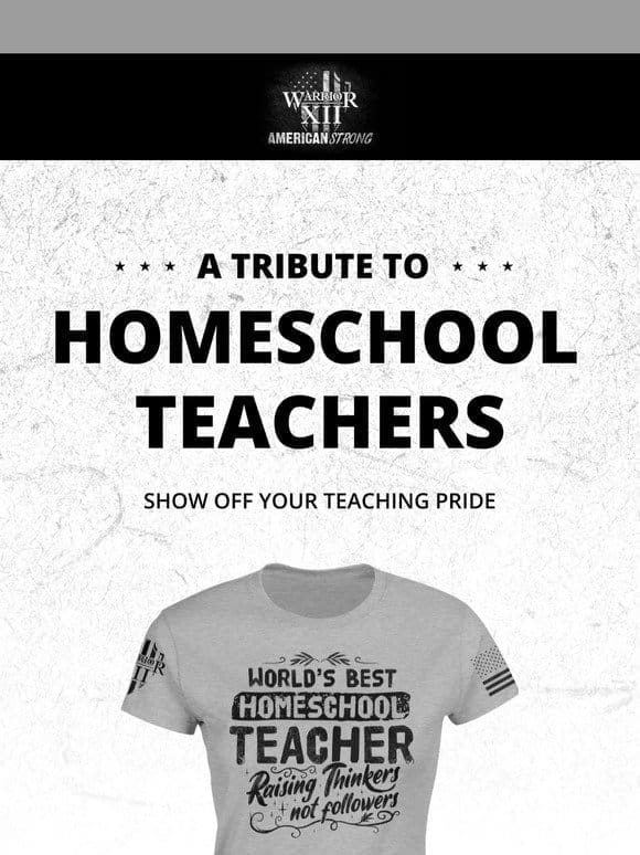 Honor your role with our ‘Homeschool Teacher’