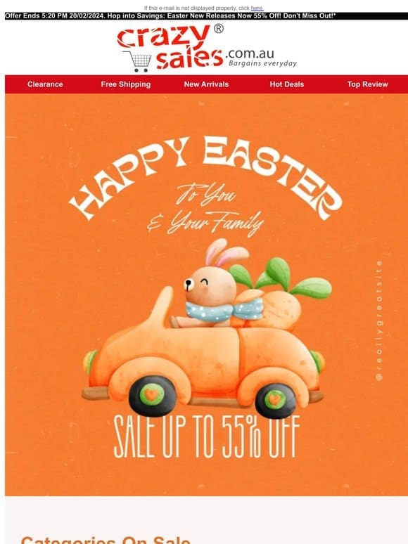 Hop into Savings: Easter New Releases Now 55% Off! Don’t Miss Out!*
