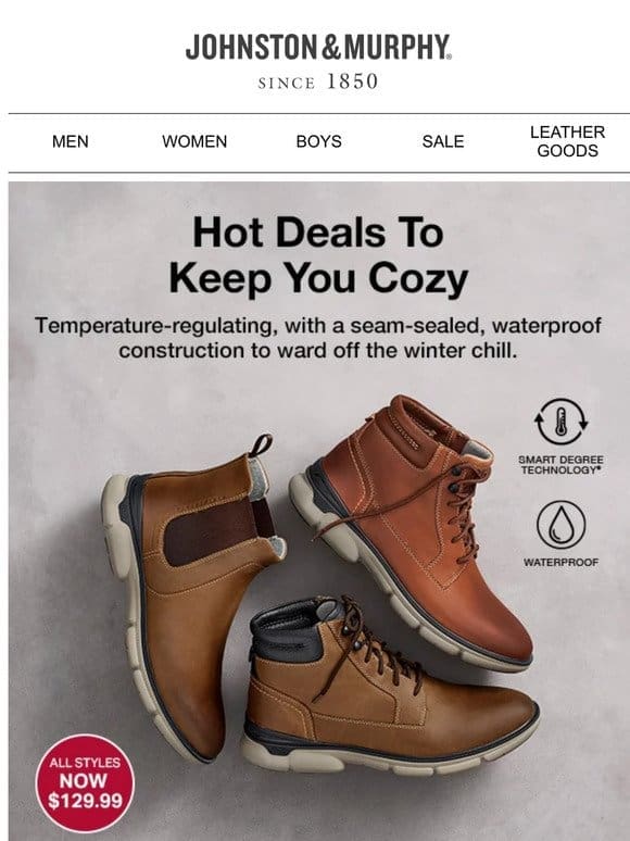 Hot Deals To Keep You Cozy