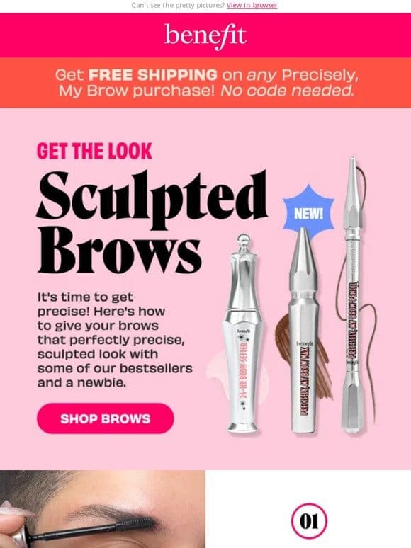 How to: sculpted brows