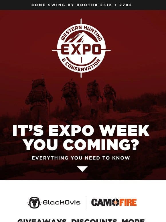 Hunt Expo | In-Booth Giveaways， Deals and More