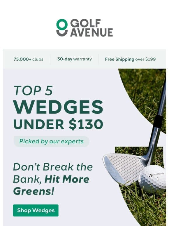 [INSIDE] Top 5 Wedges under $130