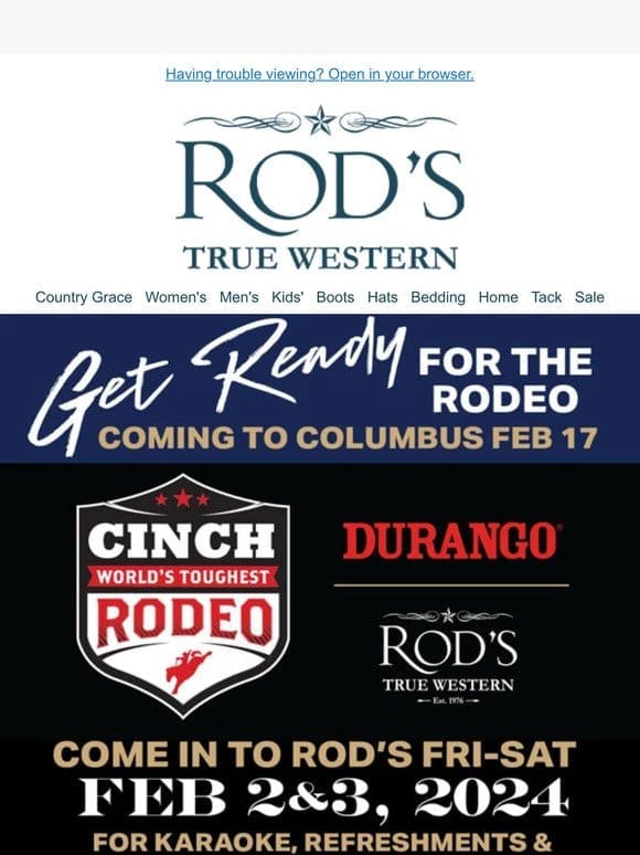 In Store Exclusive! 2 World’s Toughest Rodeo Tix with Durango Boot Purchase