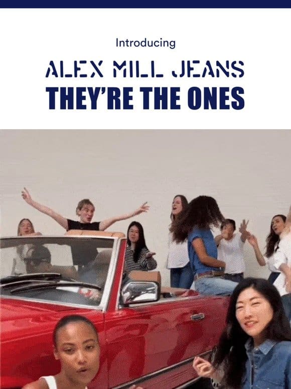 Introducing Alex Mill Jeans