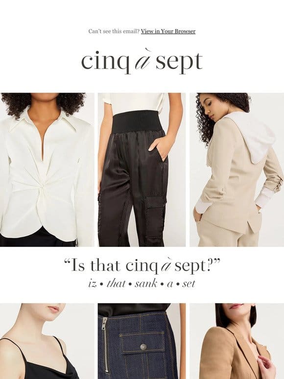 Is that Cinq à Sept?