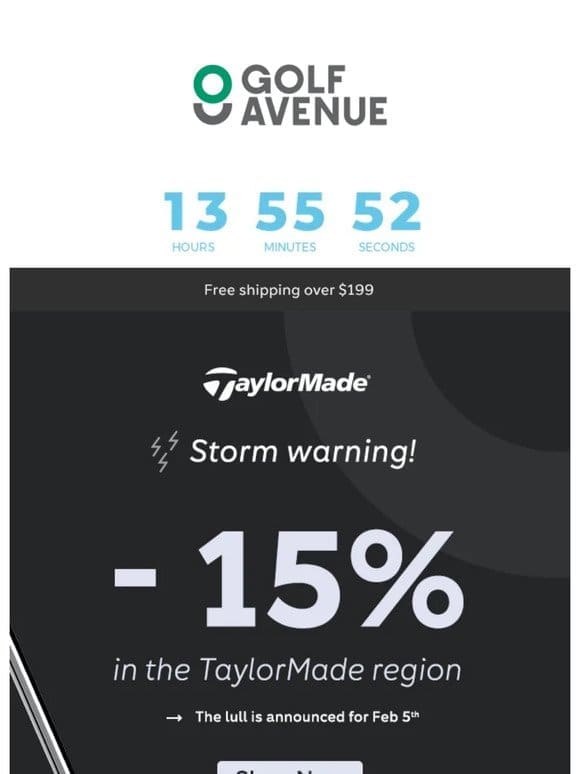 It’s warming up in the TaylorMade region， hurry to save 15% while you can!