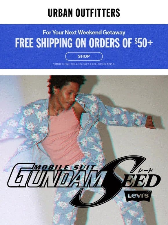 JUST DROPPED: Levi’s® x Gundam SEED