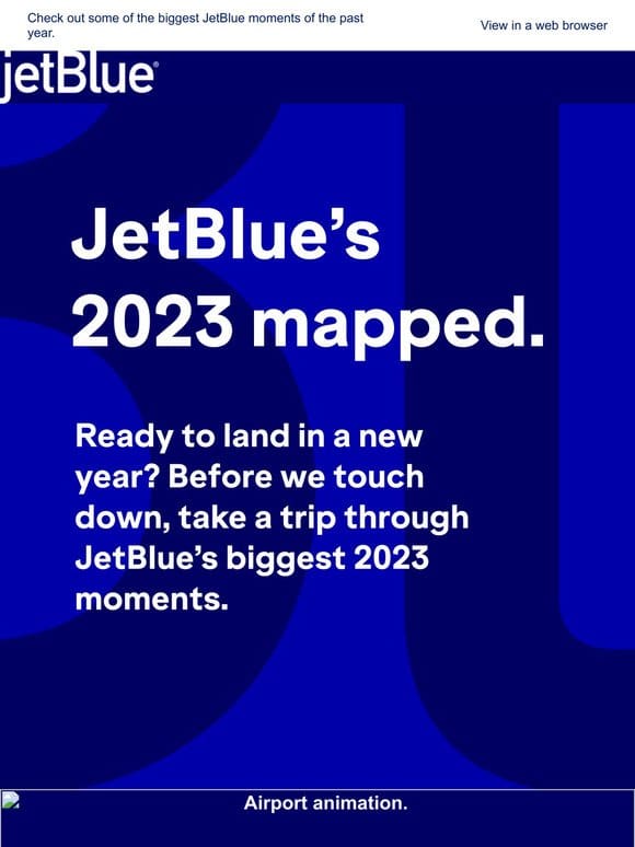 JetBlue’s 2023 mapped.