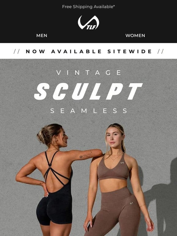 Just Dropped: Vintage Sculpt Seamless