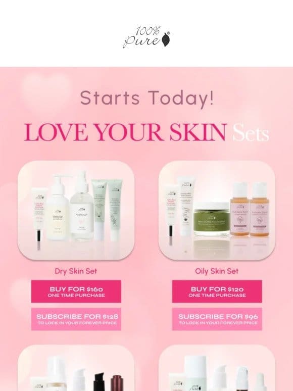 Just Launched! Love Your Skin Sets