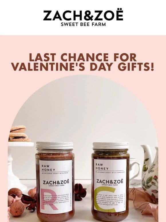 Last Chance For Valentine’s Day Gifts!   20% Off Select Flavors!