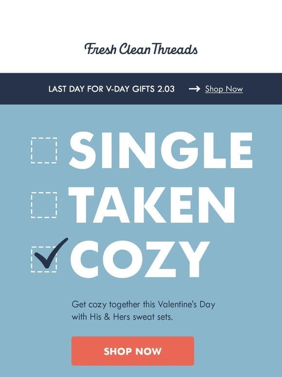 Last Day to Shop Valentine’s Gifts