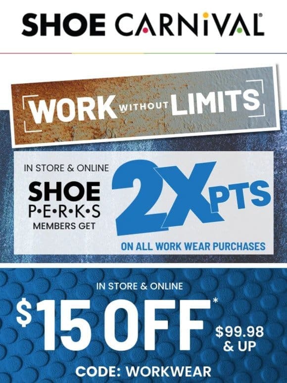 Last Day to shop work wear essentials and save!​