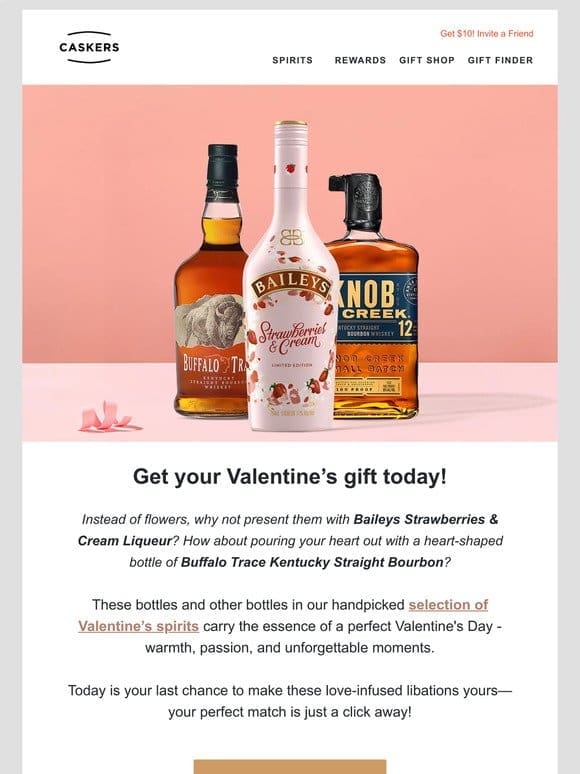 Last chance: Order your Valentine’s spirit!