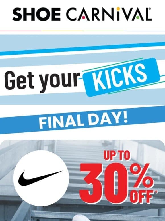 Last chance to shop Nike & adidas on sale!