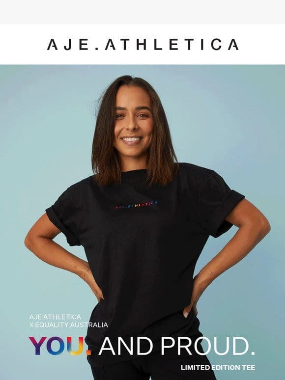 Limited Edition Tee | AJE ATHLETICA x Equality Australia