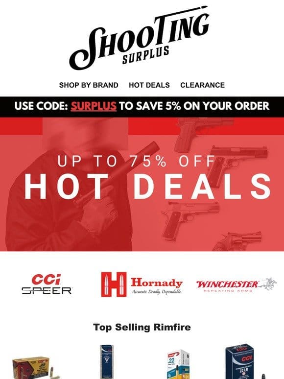 Load up on Rimfire Ammo   Stock up while its discounted
