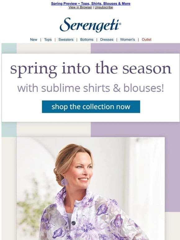 Look Great & Feel Even Better in Our Shirts & Blouses! Shop Now!