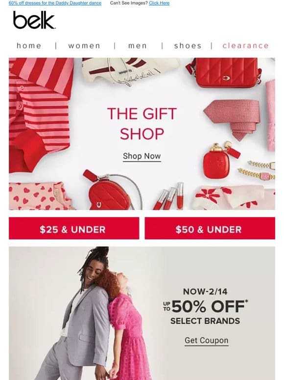 Love is in the air   Find last minute gifts under $50