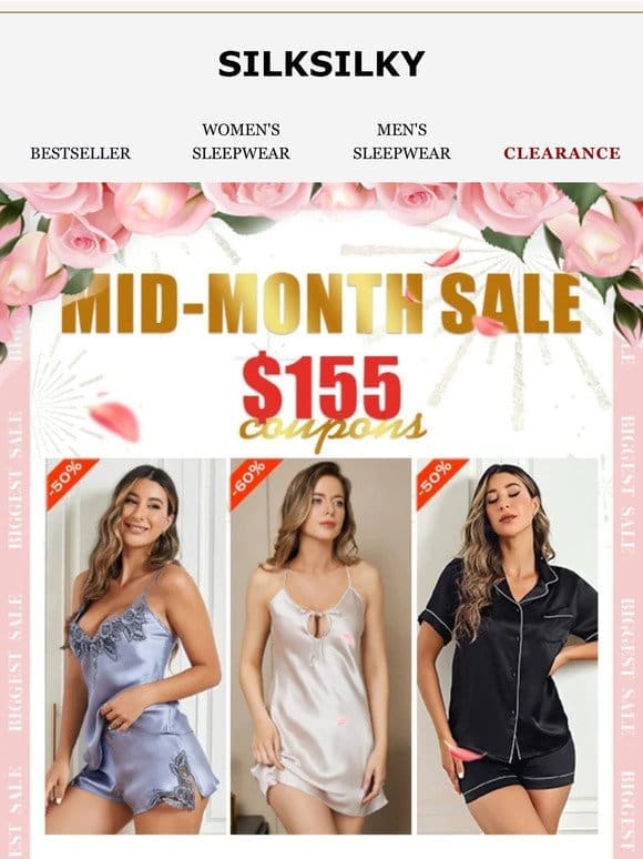 MID MONTH & VALENTINE’S DAY FLASH SALE！