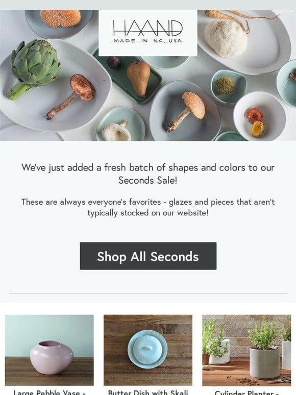 MORE❗ Seconds Shapes and Colors added to the Seconds Sale
