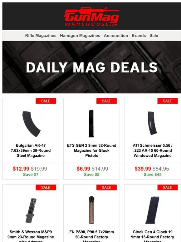 Magazine Deals You Don’t Want To Miss | Bulgarian AK-47 7.62x39mm 30rd Mags for $13