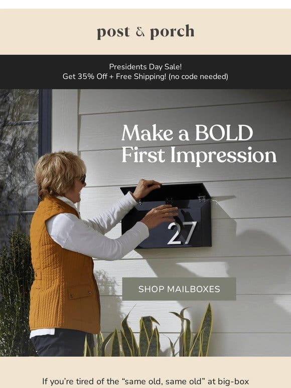 Make a BOLD First Impression