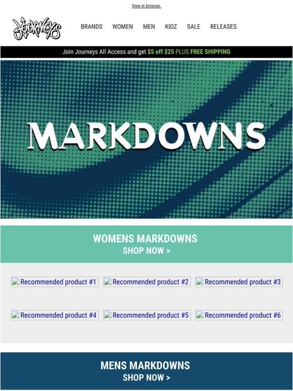 Markdowns to L❤️VE