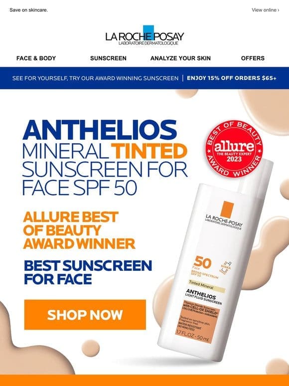 Must have: Award-winning sunscreen