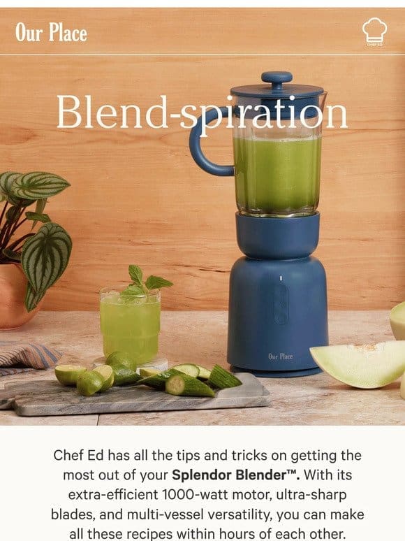 Must-try blender recipes