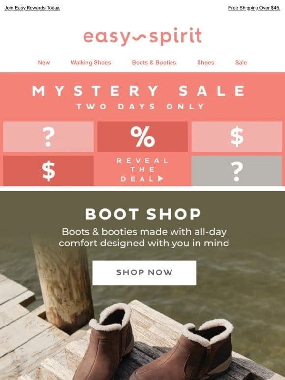 Mystery Sale—Reveal YOUR Deal