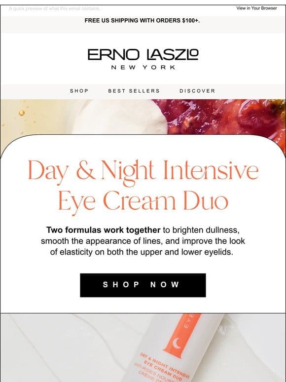 NEW Day & Night Eye Cream—24-hour Care