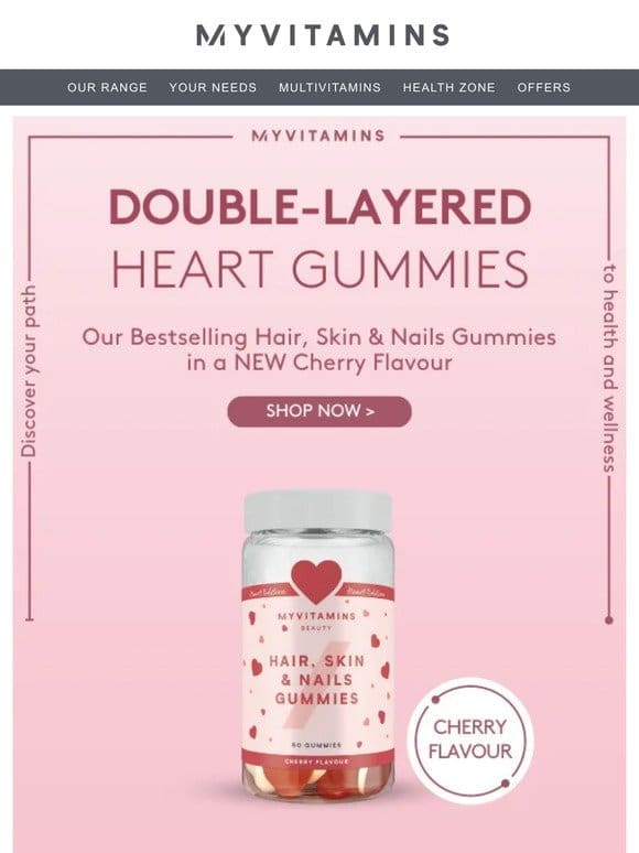 NEW Hair， Skin & Nails Gummies…