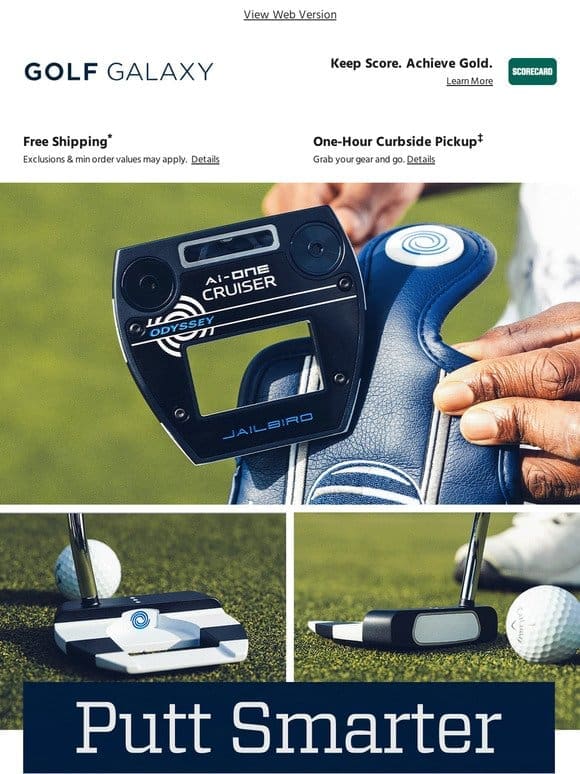 NEW Odyssey Ai-One Cruiser putter­