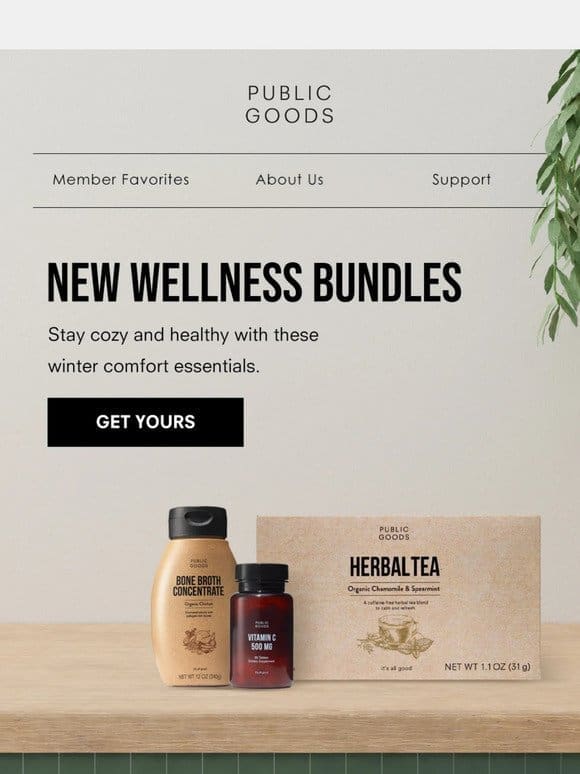 NEW Wellness Bundle launch!