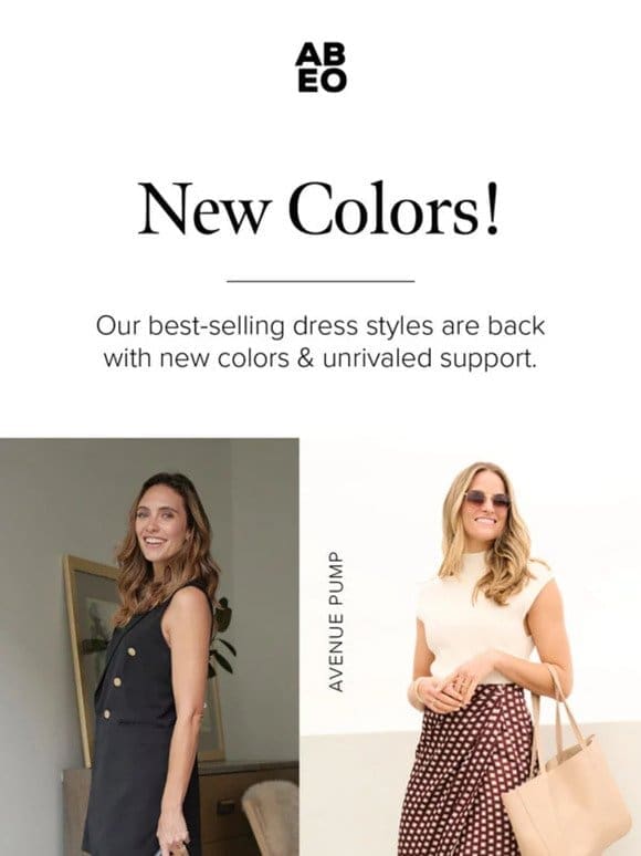 New Colors for Best-Sellers