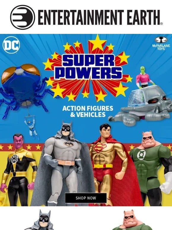 New DC Super Powers Figs – Swoop In & Grab ‘Em Now
