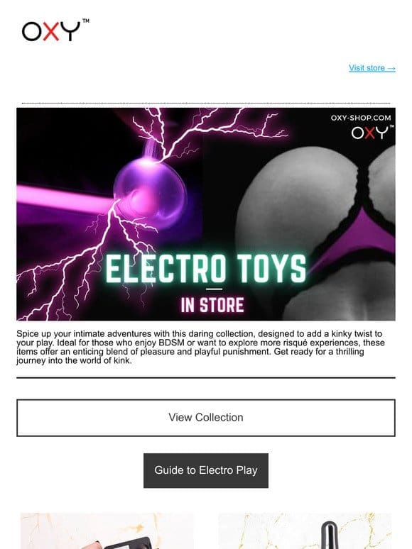 New Electro toys in store! ⚡️