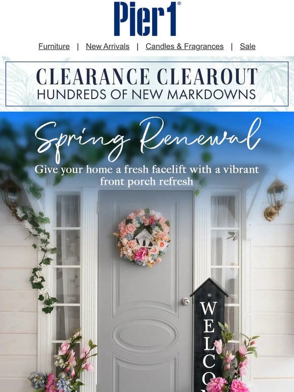 New Markdowns Alert: Your Spring Renewal Starts Here!